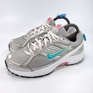 Nike Dart 8 Youth Lace Up Athletic Gym Shoe Girls Size 6 395743-005 Gray Blue